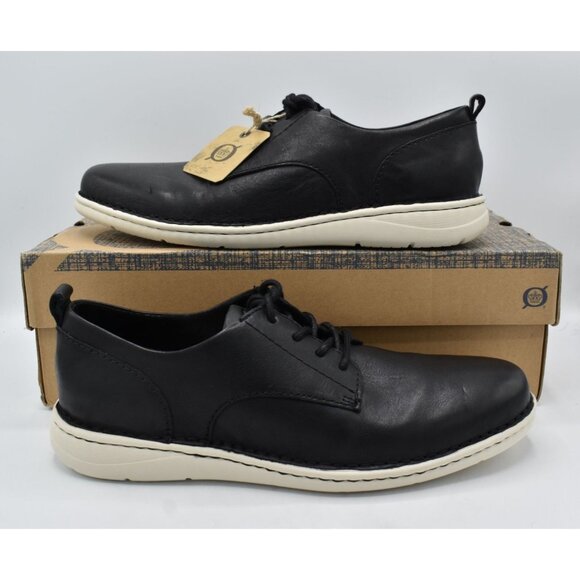 Born Mens Size 10 Todd Black Full Grain Leather Lace Up Casual Oxford Shoes main image 10